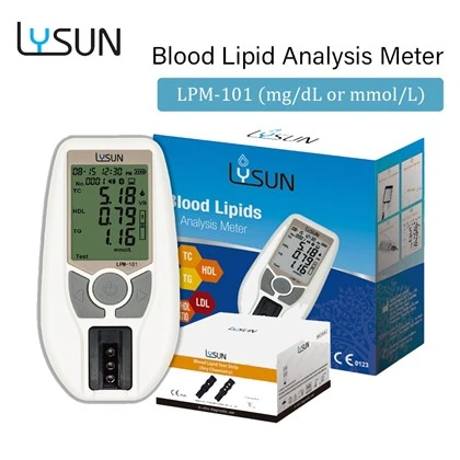 Lysun Yaxshi Sifat Xolesterin Meter Qon Lipid Analizator Analiz Metr