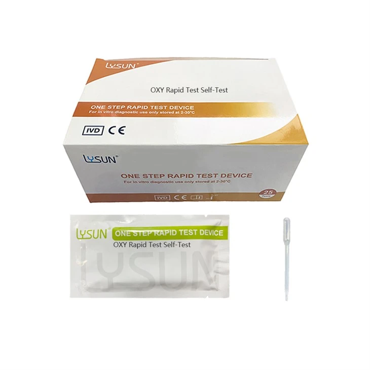 Oxycodone Rapid Test o'z-o'zini tekshirish