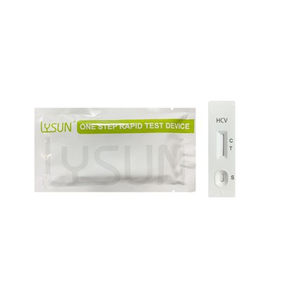 Yuqori sifatli tibbiy diagnostika HCV tezkor testi o'z-o'zini sinovdan o'tkazish antikor antijeni tezkor testi