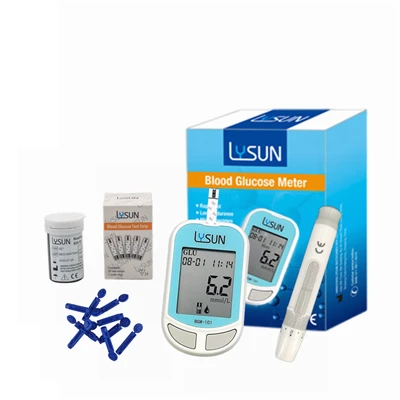 Lysun E-lys -101 Qandli diabetni tashxislantiruvchi vositalar iste'mol materiallari Eng yaxshi narxlar Qon shakar sinov metr strips qon glyukoza monitorlari sinovlari